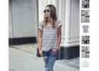 Women Casual Long Sleeve Striped Shirt